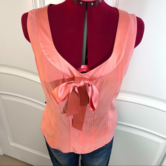 Vintage Banana Republic Pink Silk blouse size Various - Picture 4 of 14